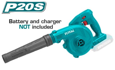 TOTAL TOOLS TABLI20018 SOPLADORA BAT 20V 2 VELOCIDADES 9000/18000RPM 2.7M3/MIN (SIN CARGADOR NI BATERIA)