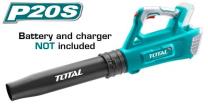 TOTAL TOOLS TABLI2002 SOPLADORA A BATERIA 20V 15000RPM 8.5M3/MIN (SIN CARGADOR NI BAT) (VER CODIGO 655903)