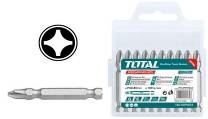 TOTAL TOOLS TAC16PH223 JUEGO DE 10 PUNTAS PH2 X 50MM (VER CODIGO 656101)