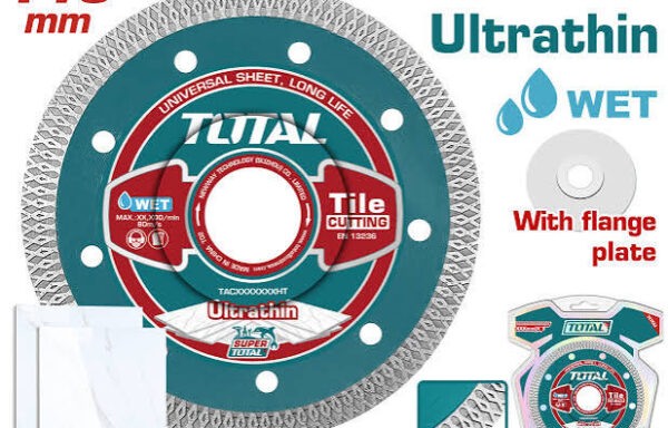 TOTAL TOOLS TAC2181151HT DISCO DIAMANTADO USO EN HUMEDO ULTRA FINO 115X22.2X1.4MM
