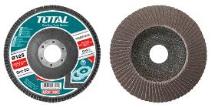 TOTAL TOOLS TAC631151 DISCO FLAP 115X22MM PARA ACEROS Y HIERRO GRANO P40