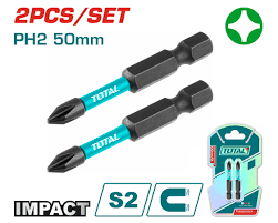 TOTAL TOOLS TACIM71PH250 PUNTA DE IMPACTO IMANTADA PH2 50MM (BLISTERX2UND)