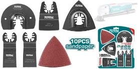 TOTAL TOOLS TAKTMT1502 JUEGO DE 15 ACCESORIOS PARA MOTOTOOL EN BLISTER