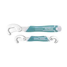 TOTAL TOOLS TBWS09328 JUEGO 2 LLAVES AJUSTABLES DE GANCHO 9-32MM
