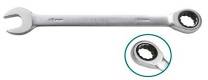 TOTAL TOOLS TCSPAR161 LLAVE COMBINADA CON RATCHET CROMADA MATE 16MM LARGO 209MM