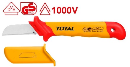 TOTAL TOOLS THICK1801 CUCHILLA PELACABLE AISLADA A 1000V HOJA ACERO INOX 50X180MM