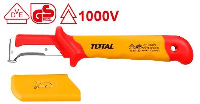 TOTAL TOOLS THIDCK1851 CUCHILLA AISLADA 1000V HOJA DE ACERO INOXIDABLE 50X185MM