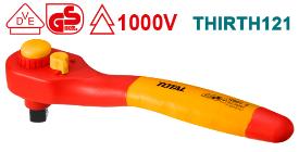 TOTAL TOOLS THIRTH121 RATCHET CR-V AISLADO 1000V ESPIGA 1/2″ 36T LARGO 254MM (10″)