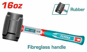 TOTAL TOOLS THRUH6816 MAZO DE GOMA MANGO FIBRA DE VIDRIO 450G
