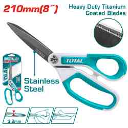 TOTAL TOOLS THSCRS812108 TIJERA ACERO INOXIDABLE 8″ (210MM)