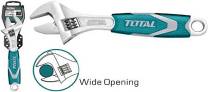TOTAL TOOLS THT101106 LLAVE FRANCESA CRV CON MANGO 0-35MM LONGITUD 250MM (10″)