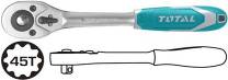 TOTAL TOOLS THT106146 “RATCHET CON MANGO 1/4” 45T LARGO 158MM