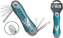 TOTAL TOOLS THT1061846 JUEGO 8 LAVES ALLEN PLEGABLES CR-V T9-T40
