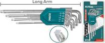 TOTAL TOOLS THT106392 JUEGO 9 LLAVES TORX LARGAS CR-V T10-T50