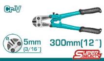 TOTAL TOOLS THT123126 CORTADORA DE PERNOS CR-V 300MM (12″) CORTE MAXIMO 5MM (VER CODIGO 657038)