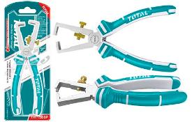 TOTAL TOOLS THT1566P ALICATE PELACABLE 6″ (160MM) MANGO BLANCO/CELESTE (VER CODIGO 656152)