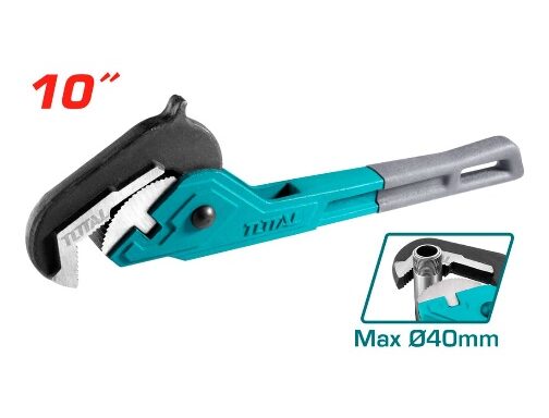 TOTAL TOOLS THT171102 LLAVE DE CAÑERIA TIPO RATCHET 10″ DIAMETRO DE SUJECION 14-40MM