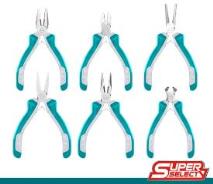 TOTAL TOOLS THT1K0511 JUEGO 6 ALICATES COMBINADOS 4.5″