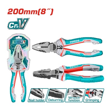 TOTAL TOOLS THT210806S ALICATE COMBINADO 200MM (8″) CR-V EN BLISTER