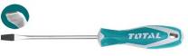 TOTAL TOOLS THT2156 DESTORNILLADOR PLANO 6.5X6MM CR-V LARGO 125MM (VER CODIGO 657360)