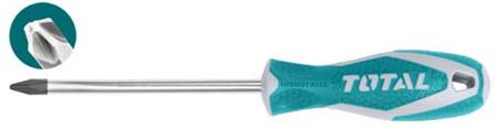 TOTAL TOOLS THT22306 DESTORNILLADOR PHILLIPS PH0 CR-V LARGO 75MM (VER CODIGO 656745)