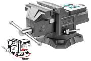 TOTAL TOOLS THT6146 PRENSA DE BANCO GIRATORIA CON YUNQUE 4″ 1300KG