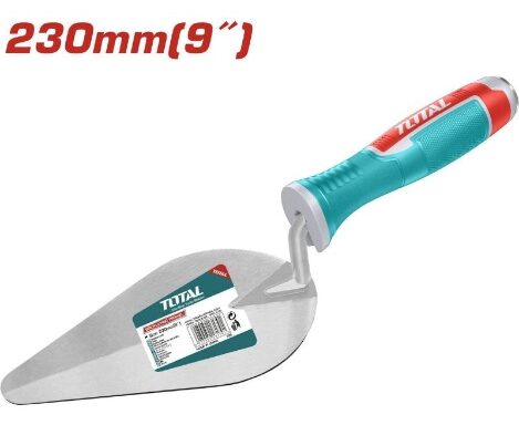 TOTAL TOOLS THT82916 CUCHARA PUNTA REDONDA PARA ALBAÑIL 9″ (230MM) MANGO PLASTICO
