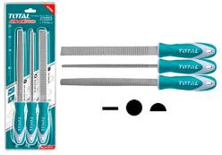 TOTAL TOOLS THT918326 JUEGO DE 3 LIMAS PARA MADERA DE 8″ (200MM)