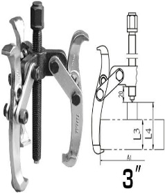 TOTAL TOOLS THTGP336 EXTRACTOR DE 3 PATAS 3″ 3000 KG