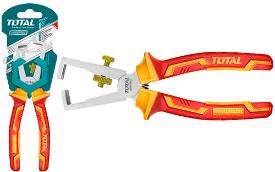 TOTAL TOOLS THTIP2661 ALICATE PELACABLE DIELECTRICO 6″ (160MM) 1000V MANGO NARANJA/AMARILO