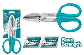 TOTAL TOOLS THTJ534101 TIJERA PARA CORTE DE METAL 10″ ESPESOR MAXIMO 0.8MM ACERO CARB 0.6 MM INOX (VER CODIGO 657350)