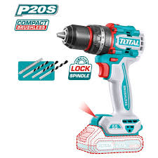 TOTAL TOOLS TIDLI205581 TALADRO PERCUTOR 1/2″ BAT 20V BL 55 NM (SIN CARGADOR NI BAT)