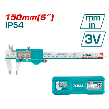 TOTAL TOOLS TMT321506 PIE DE REY DIGITAL METALICO DE 0″-6″ (0-150MM) PULG/MM
