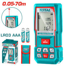 TOTAL TOOLS TMT57026 MEDIDOR LASER DE DISTANCIA A BATERIA (2XAA) 0.05-70M LASER 635NM