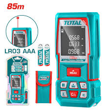 TOTAL TOOLS TMT570268 MEDIDOR LASER DE DISTANCIA A BAT (2XAAA) 85M LASER 635NM