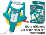 TOTAL TOOLS TMTF121006 CINTA MÉTRICA FIBRA DE VIDRIO 50M (VER CODIGO 656049)