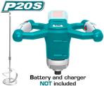 TOTAL TOOLS TMXLI2001 MEZCLADOR P/PINTURA BATERIA 20V 650RPM M14 (SIN BATERIA NI CARGADOR)