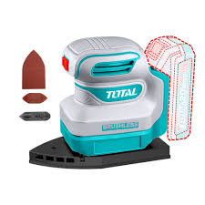 TOTAL TOOLS TPSLI2024 LIJADORA TRIANGULAR BAT 20V 12000RPM + 3 HOJAS DE LIJA (SIN CARGADOR NI BAT) SIN CARBONES