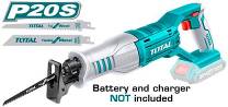TOTAL TOOLS TRSLI1151 SIERRA SABLE 115MM BATERIA 20V 2800RPM (SIN CARGADOR NI BAT) (VER CODIGO 656351)
