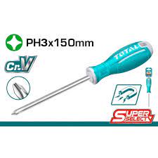 TOTAL TOOLS TSDRSPH2038 DESTORNILLADOR ZAPA PHILLIPS PH2 38MM CON PUNTA MAGNETICA CR-V (VER CODIGO 656743)