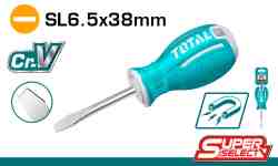 TOTAL TOOLS TSDRSSL6038 DESTORNILLADOR ZAPA PLANO 6.5X6MM CR-V LARGO 38MM (OLD THT21386) (VER CODIGO 658152)
