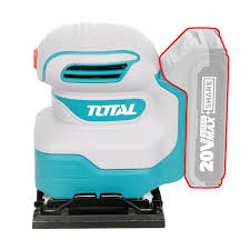 TOTAL TOOLS TSHSLI2014 LIJADORA ORBITAL BAT 20V 12000RPM + 5 HOJAS DE LIJA (SIN CARGADOR NI BAT)