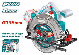 TOTAL TOOLS TSLI1652 SIERRA CIRCULAR 6-1/4″ (165MM) BAT 20V 5200RPM (SIN CARGADOR NI BAT)