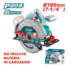 TOTAL TOOLS TSLI1851 SIERRA CIRCULAR 7-1/4″ (185MM) BAT 20V 4800RPM (SIN CARGADOR NI BAT) SIN CARBONES