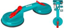 TOTAL TOOLS TSP02501 VENTOSA DOBLE PARA VIDRIO 50 KG DIAMETRO 115MM MANIJA ABS