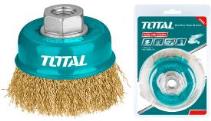 TOTAL TOOLS UTAC31031 CEPILLO DE ALAMBRE COPA DIAMETRO 3″ ROSCA 5/8″-11UNC 12500RPM