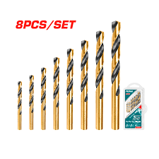 TOTAL TOOLS UTACSD0801 JUEGO 8 BROCAS HSS 5/64″-5/16″ EN BLISTER