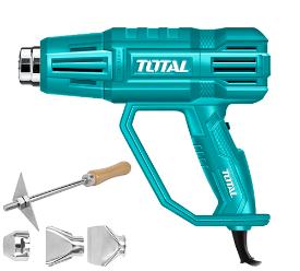 TOTAL TOOLS UTB20036 PISTOLA DE CALOR 350/550°C 300/500L/MIN 2000W CON ACCESORIOS 110V/50/60HZ (VER CODIGO 657897)
