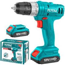 TOTAL TOOLS UTDLI1211 ATORNILLADOR 3/8″ BAT.12V 20NM + 1 BAT. 1.5AH + CARGADOR (VER CODIGO 656330)