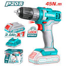 TOTAL TOOLS UTDLI200518 TALADRO INALAMBRICO 3/8″ BAT LITIO-ION 20V C/1 BAT 2AH+CARGADOR